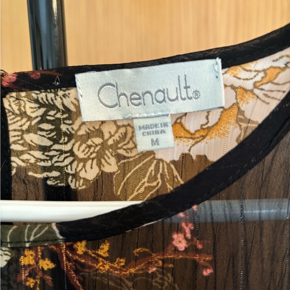 CHENAULT BLOUSE FLOWER PATTERN - Size Medium - Picture 7 of 16